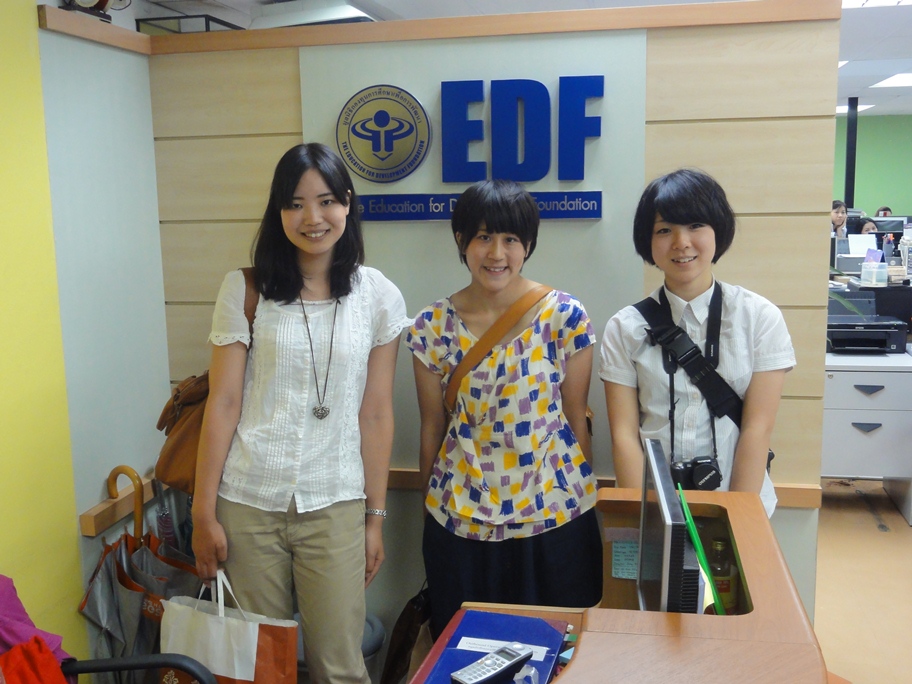 名古屋大学生がEDFを訪問